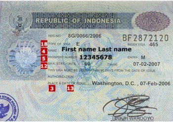 Visa di du lich tai Indonesia