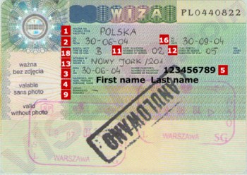 Visa di cong tac Ba Lan