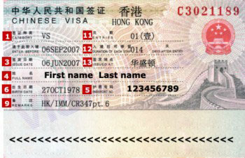 Visa di cong tac Hong Kong