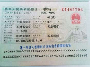 Visa di du lich Hong Kong