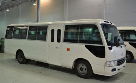 Xe du lich 30 cho Toyota Coaster