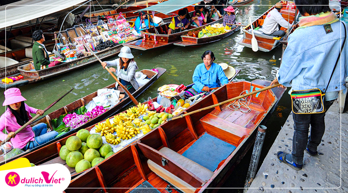 Du lịch Thái Lan Chợ Nổi 4 miền