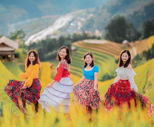 Du lịch Hà Nội - Mù Cang Chải 3 ngày 2 đêm mùa lúa chín vàng từ Sài Gòn 2025