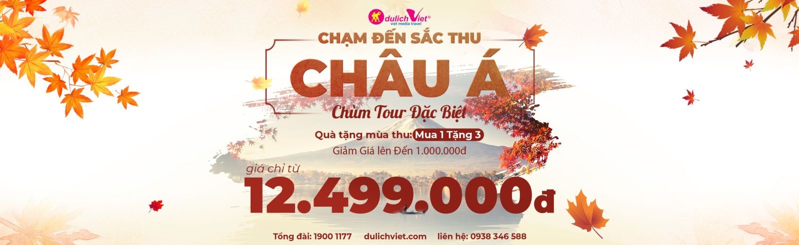 Du lịch Châu Á mùa Thu 2025
