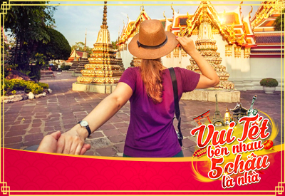 Du lịch Thái Lan tết - BangKok - Pattaya - Wat Yannawa giá tốt từ Hà Nội