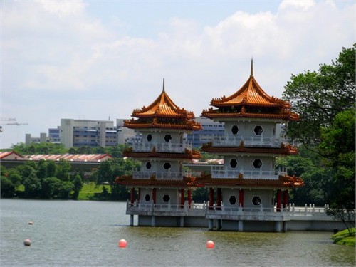 twin pagodas