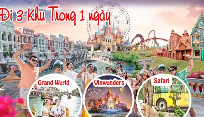 Lịch trình 1 ngày khám phá Grand World Phú Quốc
