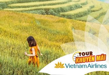 Du Lịch Mai Châu - Mộc Châu - Yên Bái - Sapa mùa lúa chín bay Vietnam Airlines từ Sài Gòn