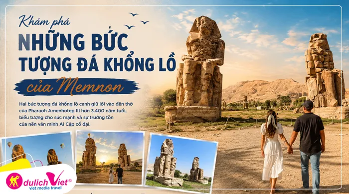 Những bức tượng đá khổng lồ của Memnon
