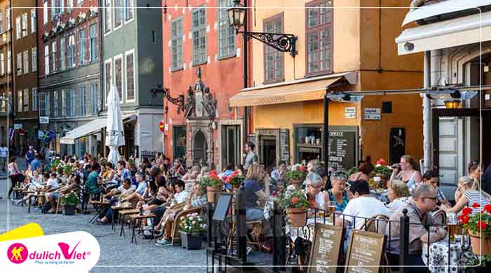 Du lịch Bắc Âu tham quan khu phố cổ Gamla Stan