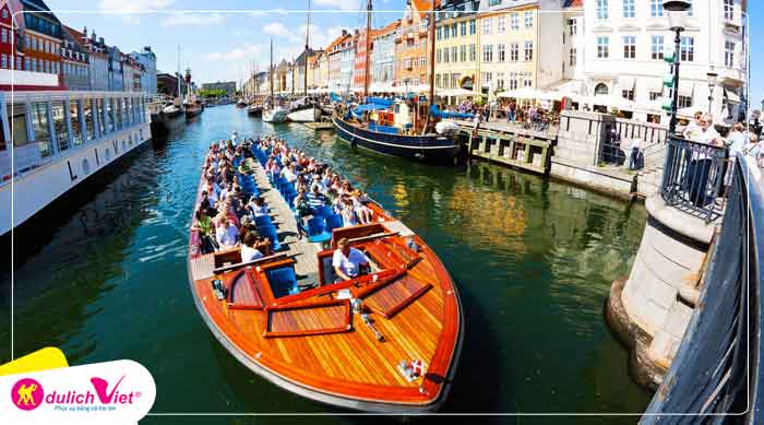 Tour Du lịch Đan Mạch trải nghiệm Du thuyền Kênh đào Nyhavn