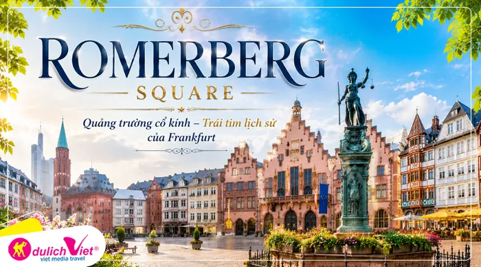 Romerberg Square “Quảng trường trung tâm của Frankfur