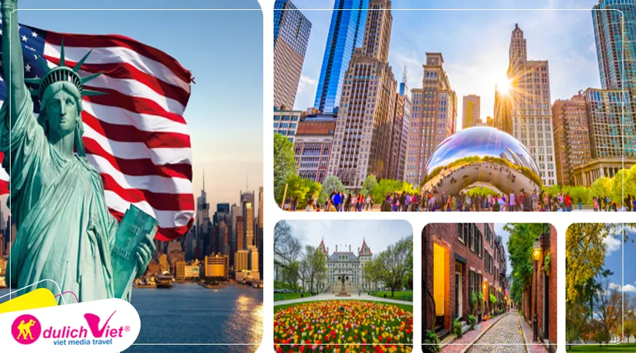 TOUR MỸ MÙA THU 8N7Đ | BỜ ĐÔNG BẮC HOA KỲ: CHICAGO - BUFFALO - NIAGARA FALL - ALBANY - BOSTON - NEW YORK