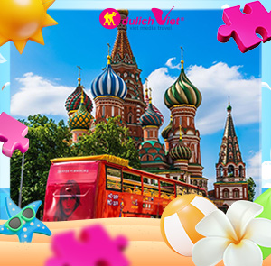 Du lịch Châu Âu Hè - Tour Du lịch Nga - Moscow - Saint Petersburs từ Sài Gòn 2025