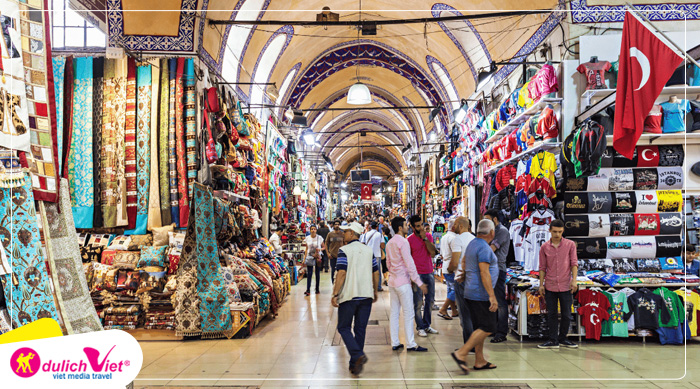 Tour Du lịch Thổ Nhĩ Kỳ tham quan khu chợ cổ kính Grand Bazaar