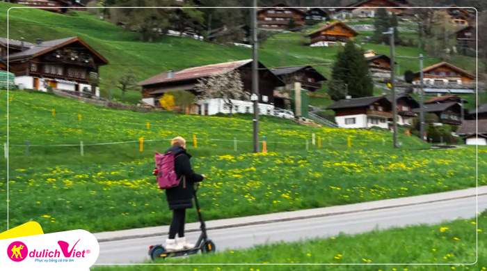 Grindelwald, nơi cuộc hội ngộ đầy cảm động của cặp đôi chính giữa khung cảnh thanh bình