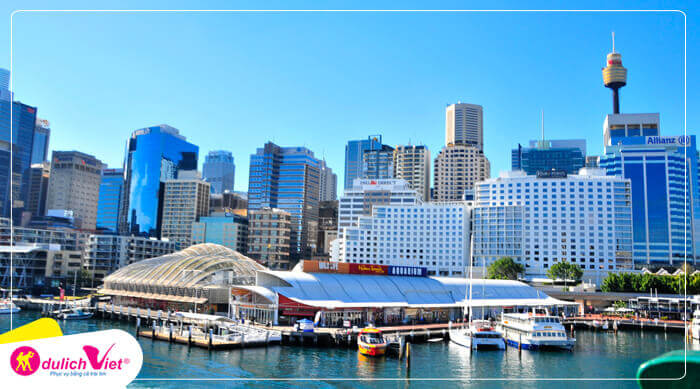 Cầu cảng tình yêu Darling Harbour