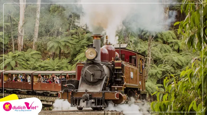 TOUR ÚC MÙA THU 7N6Đ | MELBOURNE - DANDENONG RANGES BOTANIC GARDEN - PUFFING BILLY - SYDNEY CITY (1 ngày tự do WildlifePark)