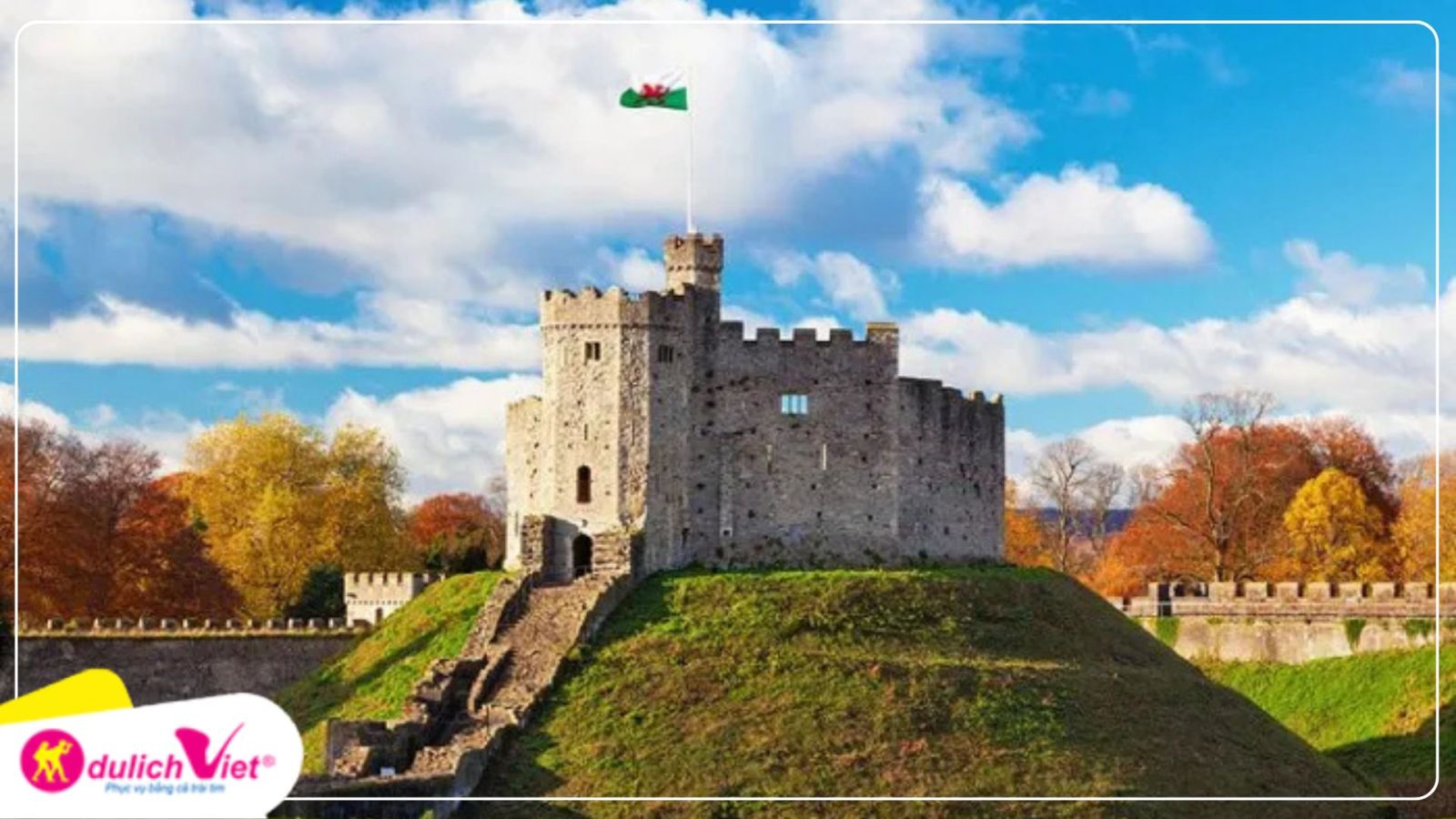 Du lịch Anh tham quan Lâu đài Cardiff
