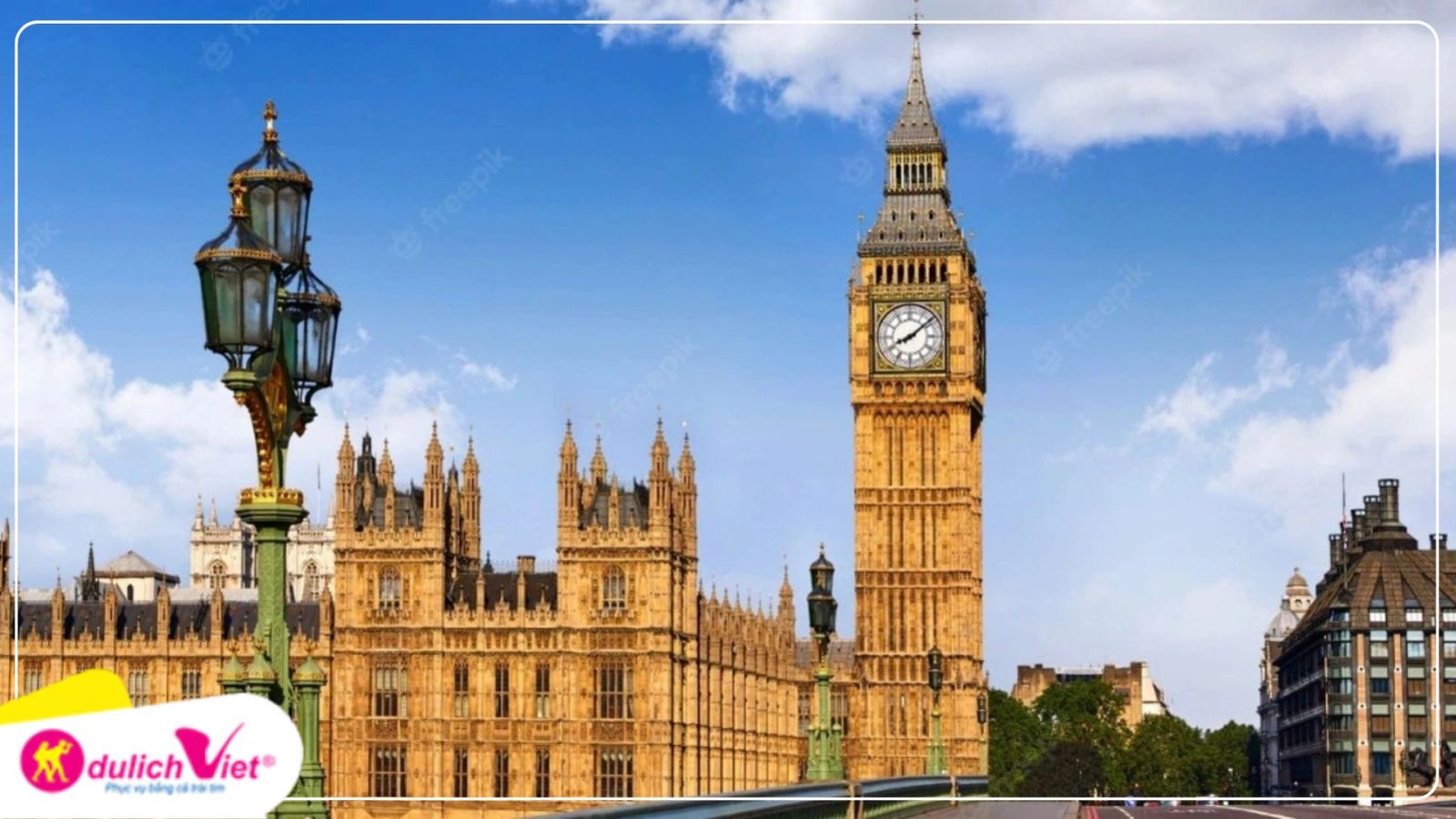Tour Anh tham quan Tháp đồng hồ Big Ben