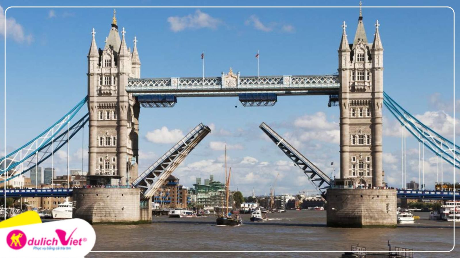 Tour Du lich Anh tham quan cầu Tower Bridge