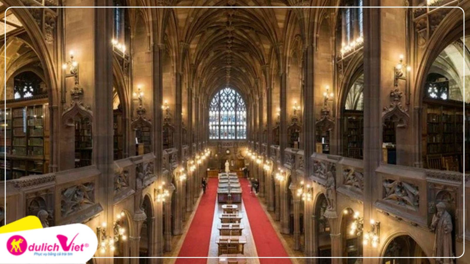 Du lịch Anh tham quan Thư viện The John Rylands
