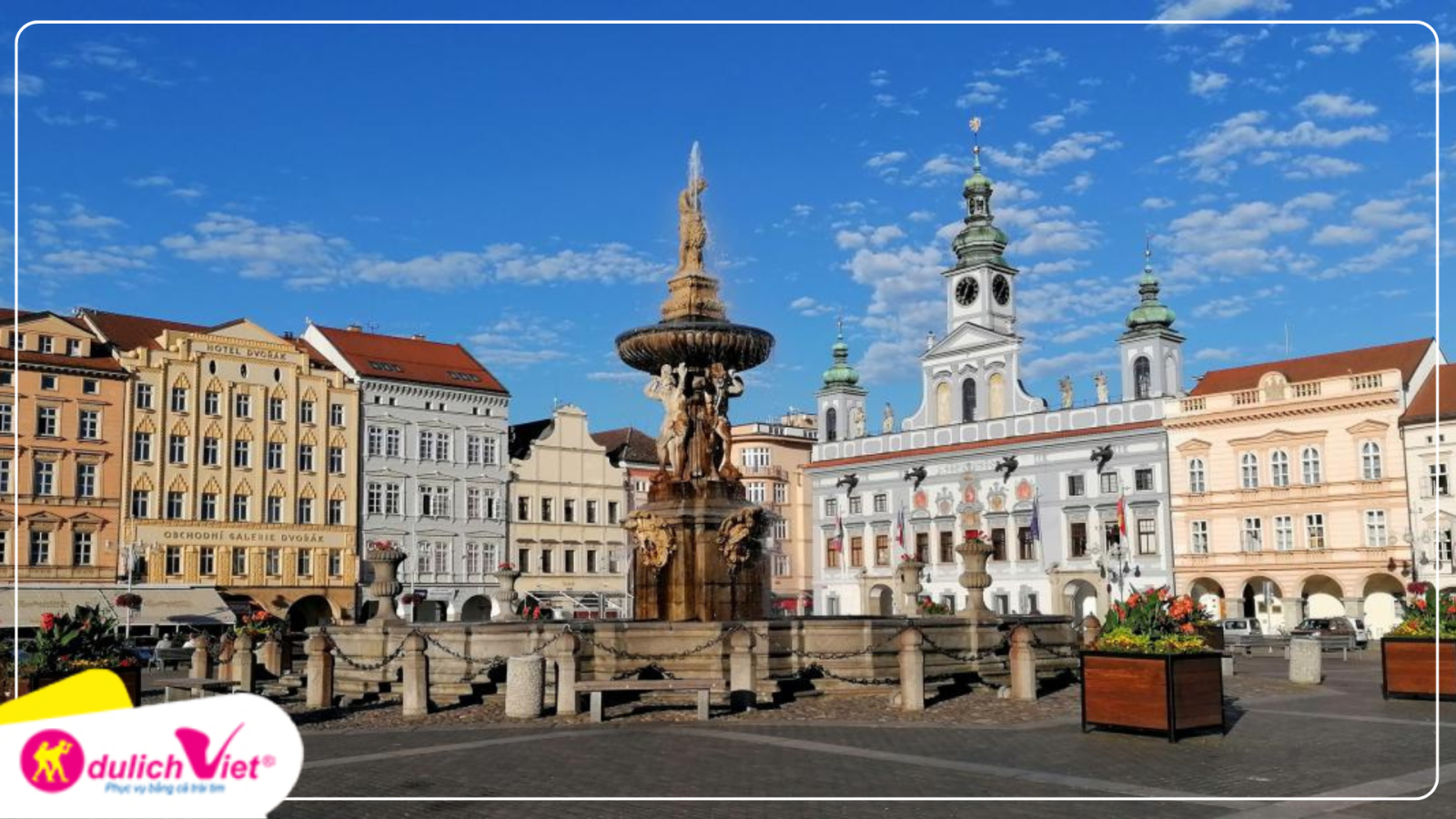 Du lịch Châu Âu tham quan Ceske Budejovice