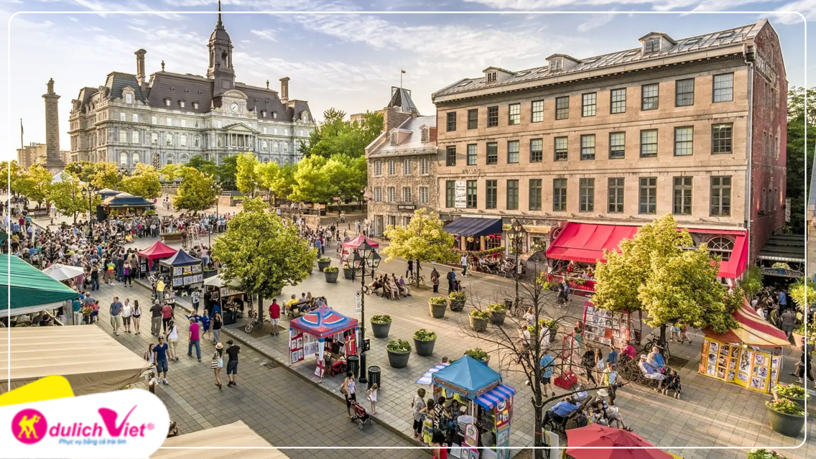Tour du lịch Châu Mỹ tham quan Phố cổ Montreal