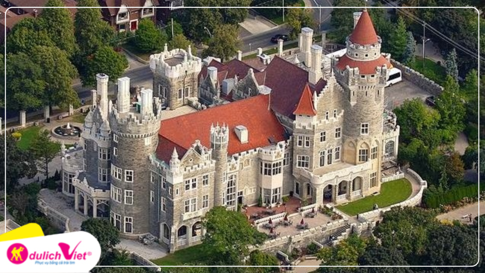 Tour du lịch Châu Mỹ tham quan Lâu đài Casa Loma