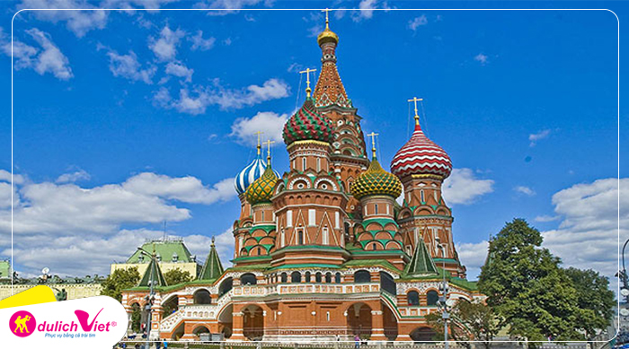 Du lịch Châu Âu Hè - Tour Nga - ST Petersburg - Moscow 9N8Đ từ Hà Nội 2024