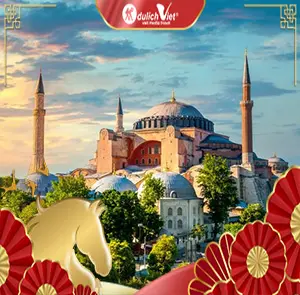 TOUR THỔ NHĨ KỲ TẾT NGUYÊN ĐÁN 8N7Đ | ISTANBUL – CANAKKALE – IZMIR – KUSADASI – PAMUKKALE – KONYA – CAPPADOCIA