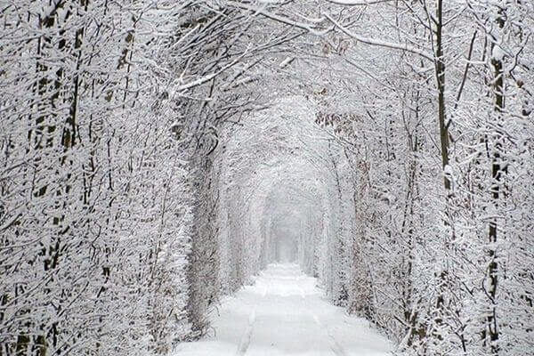 Đường hầm tình yêu vào mùa đông
