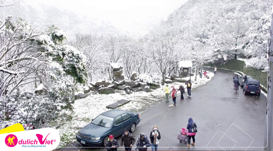 Du lịch Đài Loan ngắm tuyết rơi