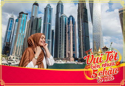 Du lịch Dubai Tết Âm lịch 5 ngày 4 đêm từ Sài Gòn giá tốt 2020