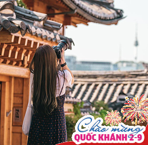 Du lịch Hàn Quốc - Busan - Seoul - Đảo Nami dịp Lễ 2/9 từ Sài Gòn 2023