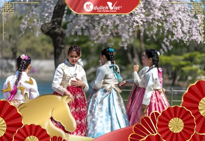 TOUR HÀN QUỐC TẾT NGUYÊN ĐÁN 5N4Đ | SEOUL - EVERLAND (Hái trái cây - Trượt tuyết)