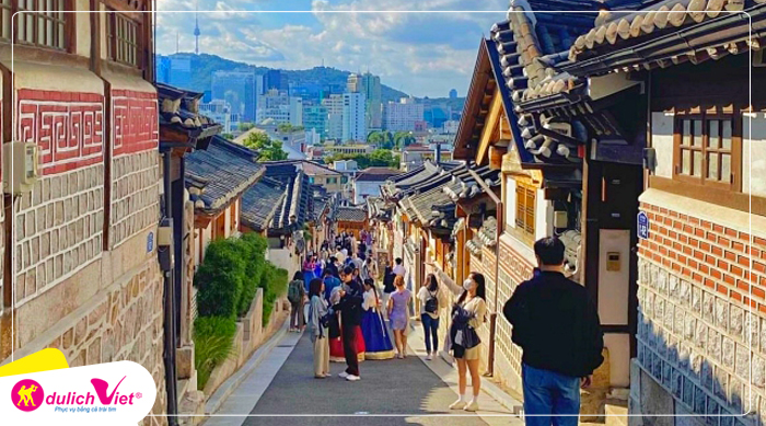 Du lịch Hàn Quốc làng cổ Hanok Buchon