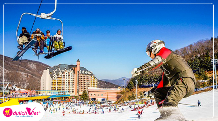 Du lịch Hàn Quốc - Seoul - Lotte World - Trượt Tuyết Elysan mùa Đông từ Sài Gòn 2024