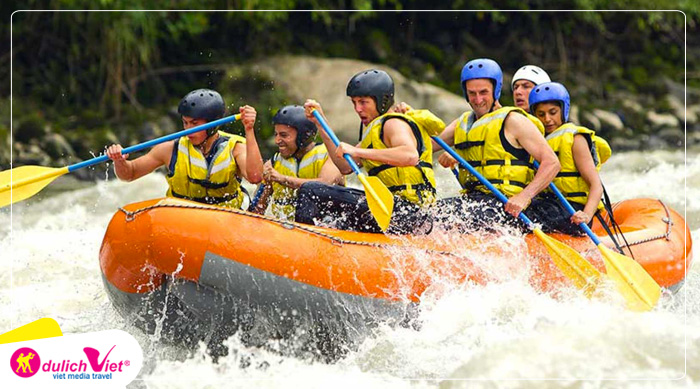 Trải nghiệm chèo thuyền vượt thác White Rafting