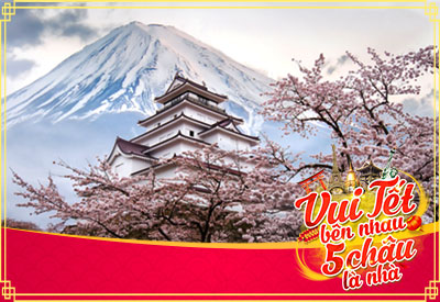 Du lịch Tết Nguyên Đán Nhật Bản Tokyo - Hakone - Fuji từ Sài Gòn 2021