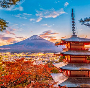 Du lịch Nhật Bản mùa Thu 2024 - Osaka - Kyoto - Yamanashi - Fuji - Tokyo bay Vietnam Airlines từ Sài Gòn