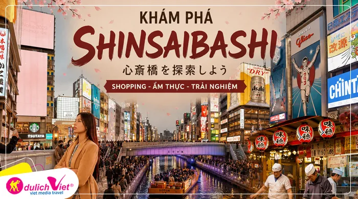 khu phố Shinsaibashi 