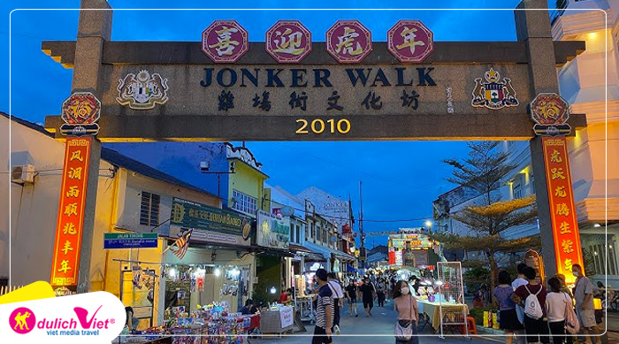 Jonker Street - con đường nổi tiếng nằm ngay trung tâm của khu phố Tàu.