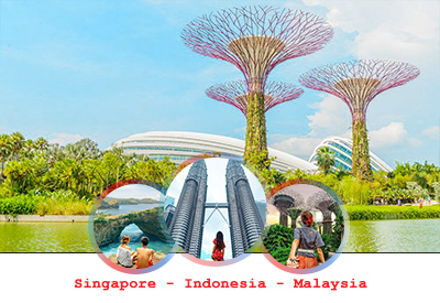 Du lịch liên tuyến 3 nước - Singapore - Indonesia - Malaysia từ Hà Nội 2023