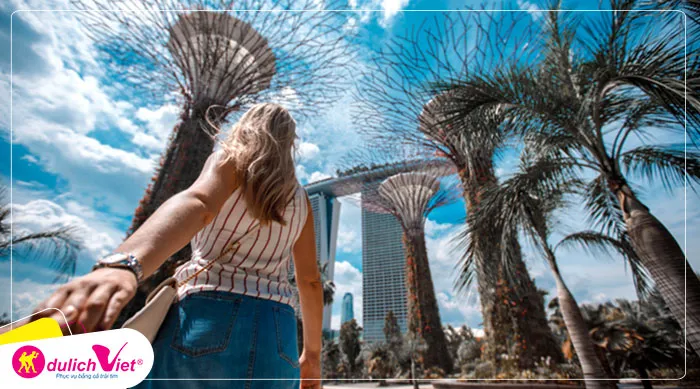TOUR SINGAPORE MÙA HÈ 3N2Đ | SINGAPORE - SENTOSA - GARDEN BY THE BAY