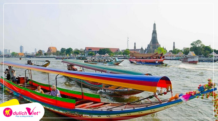 Du lịch Thái Lan Dạo Thuyền Trên Sông Chaophraya