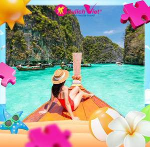 Du lịch Thái Lan Hè - Đảo Phi Phi - Vịnh Maya từ Sài Gòn 2025