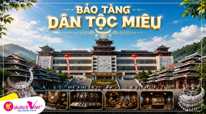 Bảo tàng Dân tộc Miêu: nơi lưu giữ và trưng bày nhiều hiện vật như y phục, trang sức, nhạc cụ, đồ thủ công bằng bạc…