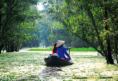 Du lịch Châu Đốc mùa nước nổi tham quan rừng tràm Trà Sư từ Sài Gòn 2023