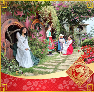 Du lịch Đà Lạt Tết Âm lịch - QUÊ Garden - Đồi Chè Cầu Đất - Fairytale Land từ Sài Gòn 2024